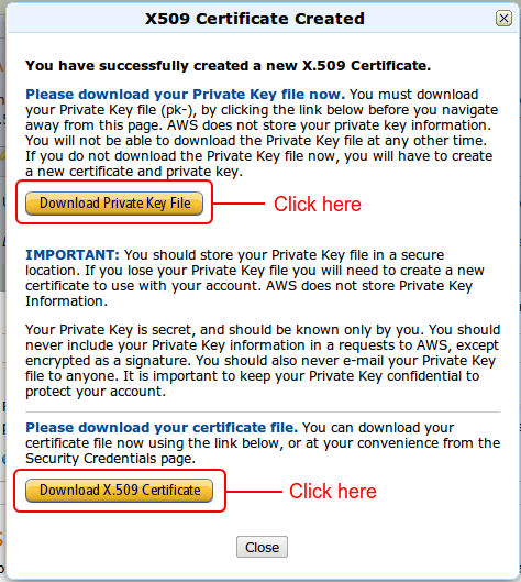 Download X.509 Certificate